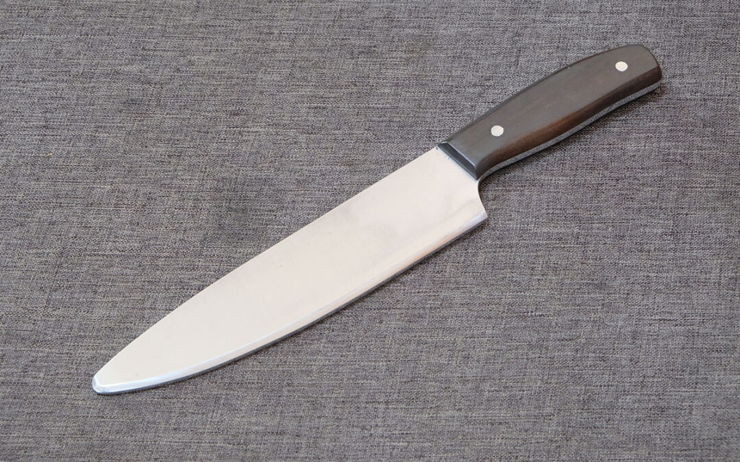 TW052KG – Kitchen Knife with Kamagong Handle