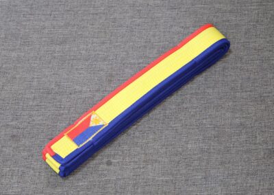 AU005 – Yellow Belt with Philippine flag