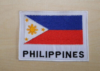 AA006 – Philippine Flag Patches with Label