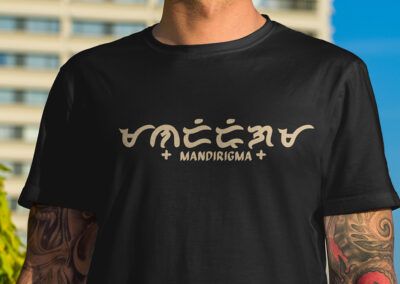 AM002 – “Mandirigma” (Fighter) Baybayin T-Shirt